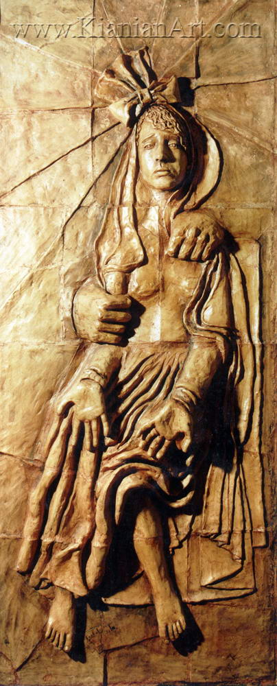 Malihe Kianian - Bride - High Relief  