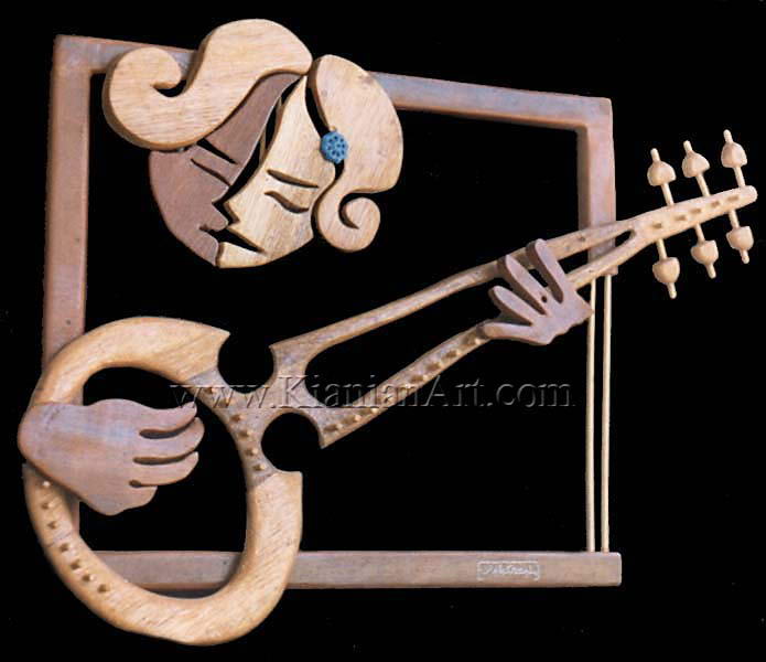 Malihe Kianian - The player/musition - High Relief  