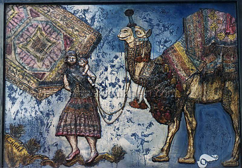 Malihe Kianian - The Iranian tribes (1). - High Relief  