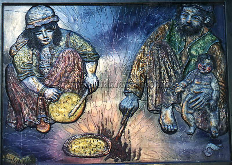 Malihe Kianian - The Iranian tribes (2). - High Relief  
