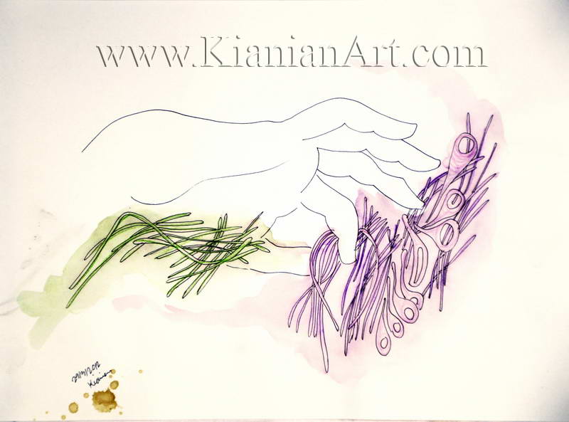 Malihe Kianian - no name - Paintings  