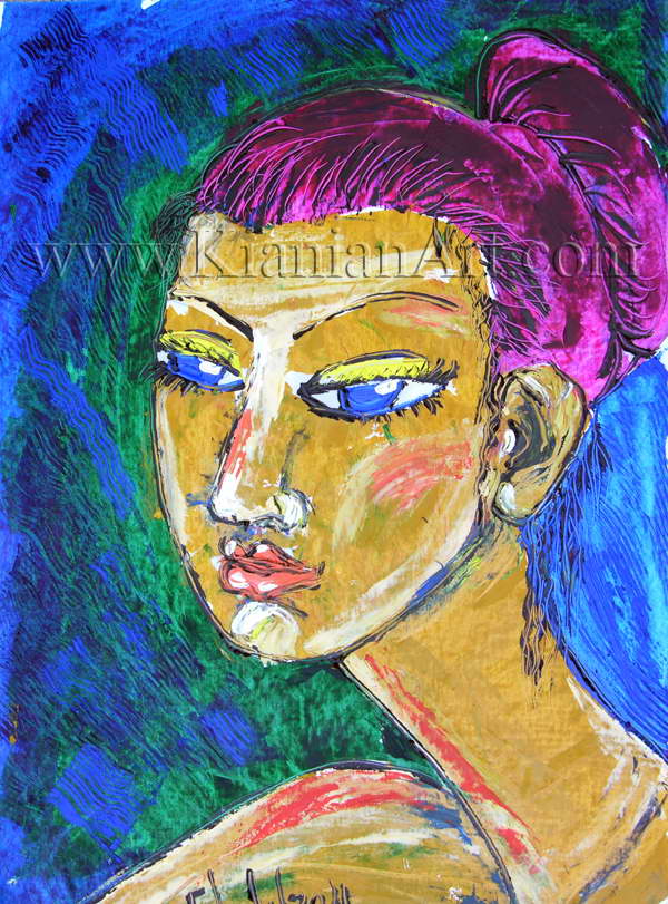 Malihe Kianian - The BALLERINAS - Fast Painting  