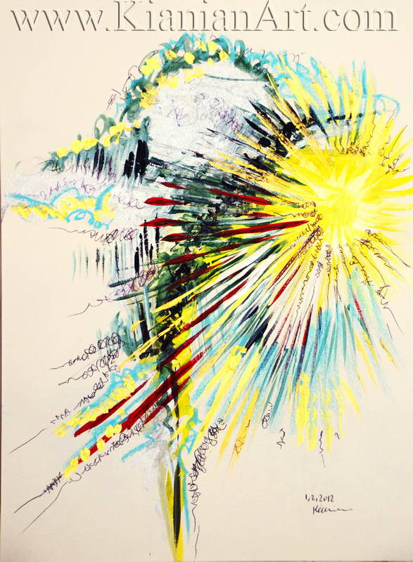 Malihe Kianian - no name - Paintings  