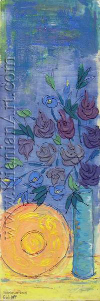 Malihe Kianian - Goldan - Embossed Painting  