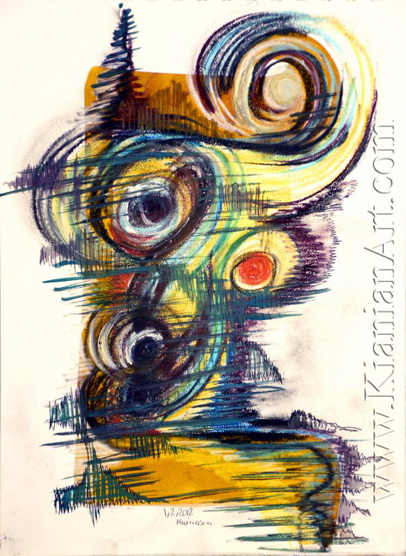 Malihe Kianian - no name - Paintings  