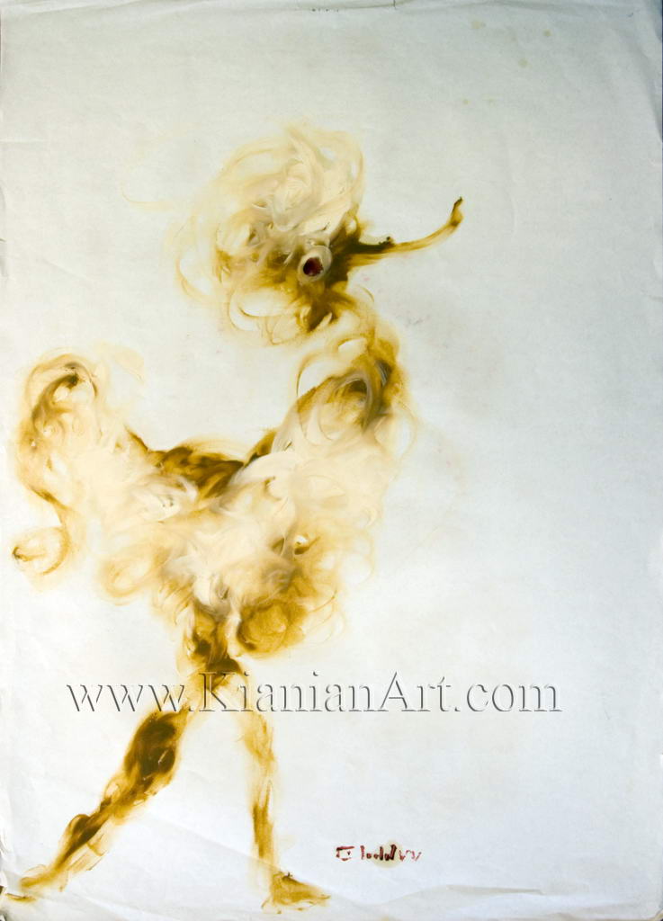 Malihe Kianian - The OSTRICH - Fast Painting  