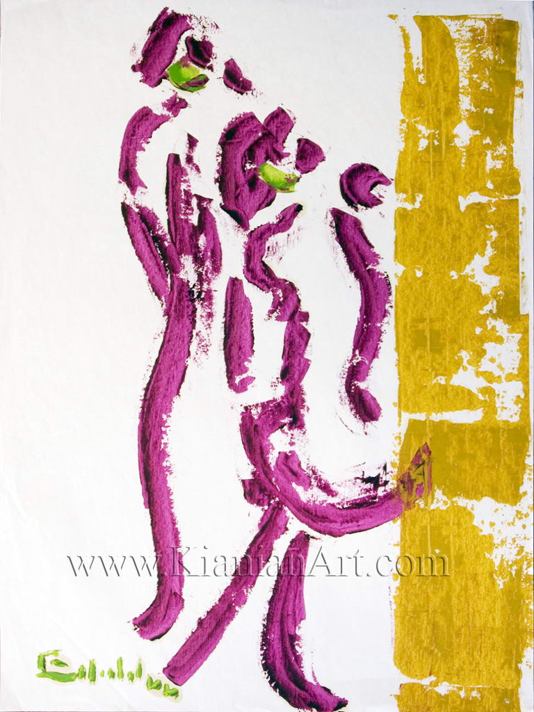 Malihe Kianian - no name - Fast Painting  
