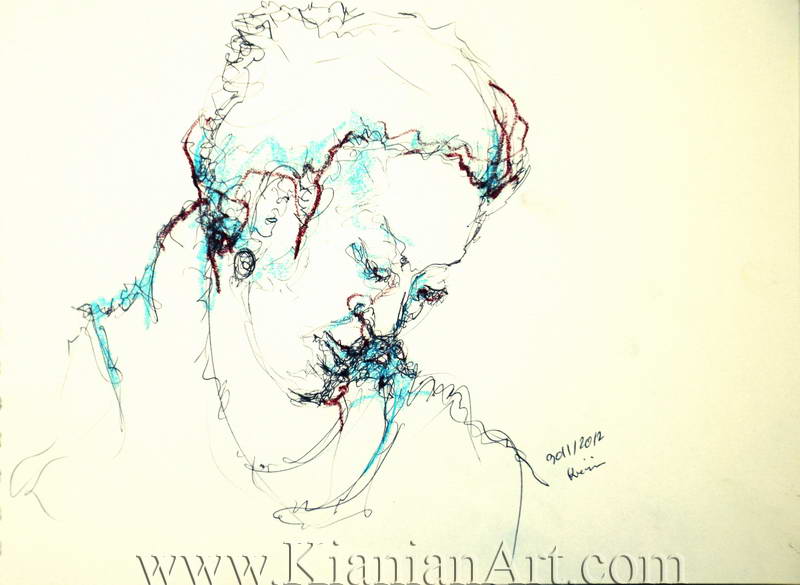 Malihe Kianian - no name - Paintings  