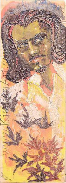 Malihe Kianian - autumn - Embossed Painting  