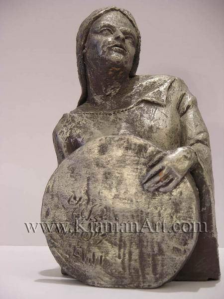 Malihe Kianian - Daf zan - Sculpture  