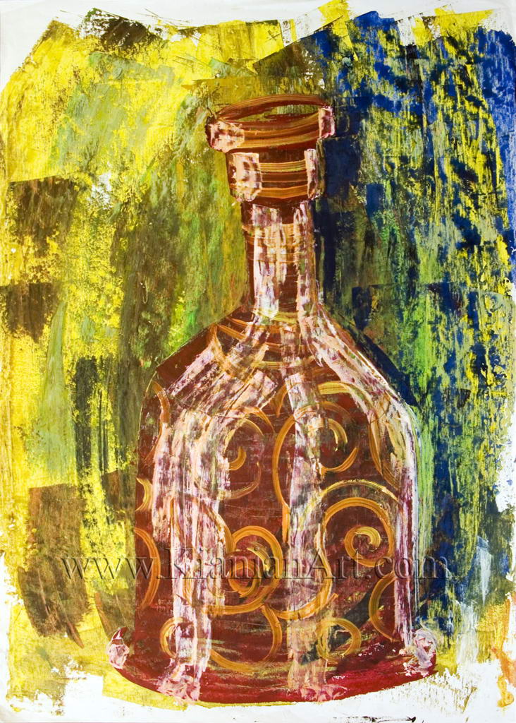 Malihe Kianian - The Bottom of HOOKAH - Fast Painting  