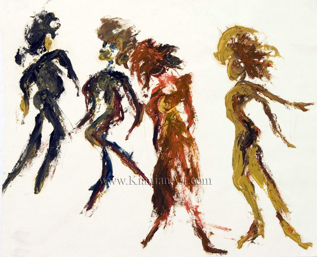 Malihe Kianian - no name - Fast Painting  