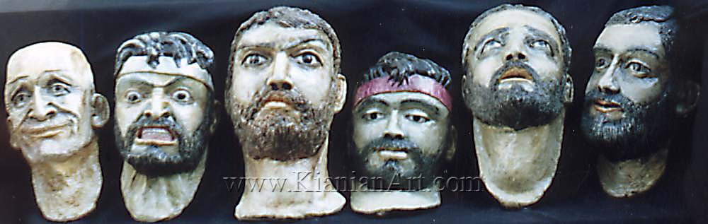 Malihe Kianian - Combatants - Masks  