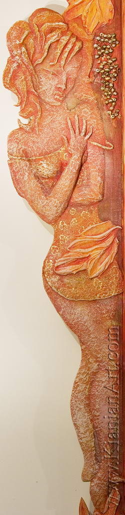 Malihe Kianian - The Grape Garden - High Relief  