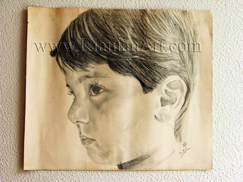 Malihe Kianian - When Salim was 4 years old. - Paintings  