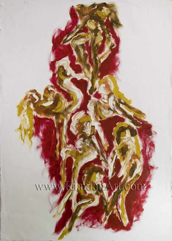 Malihe Kianian - Figure - Fast Painting  