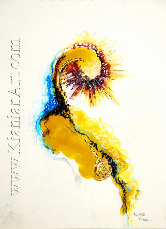 Malihe Kianian - no name - Paintings  