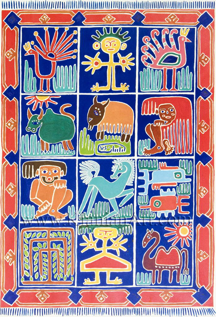 Malihe Kianian - The carpet/rug - Paintings  