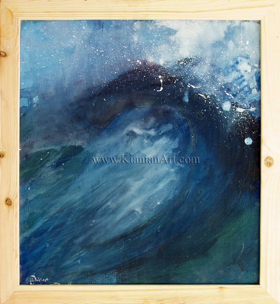 Malihe Kianian - The Ocean - Fast Painting  