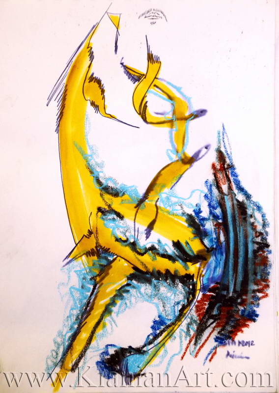 Malihe Kianian - no name - Paintings  