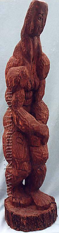 Malihe Kianian - The traditional sportman - Sculpture  
