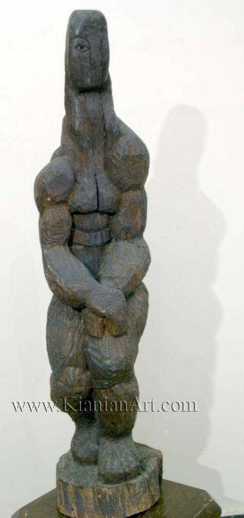 Malihe Kianian - The traditional sportman - Sculpture  