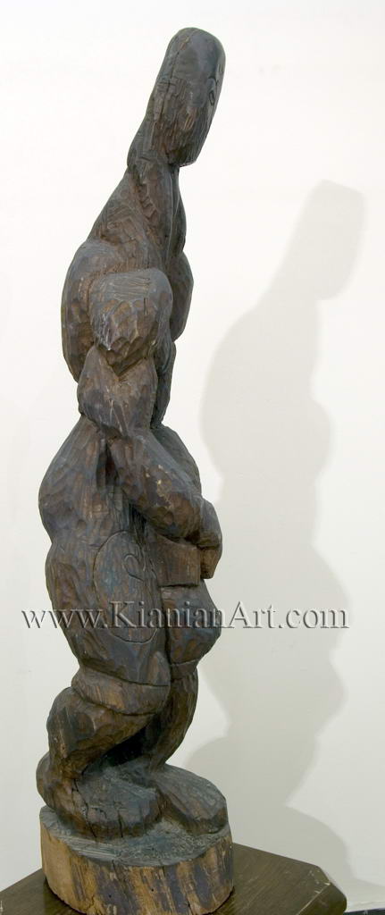 Malihe Kianian - The traditional sportman - Sculpture  