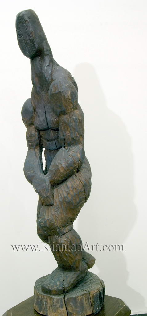 Malihe Kianian - The traditional sportman - Sculpture  
