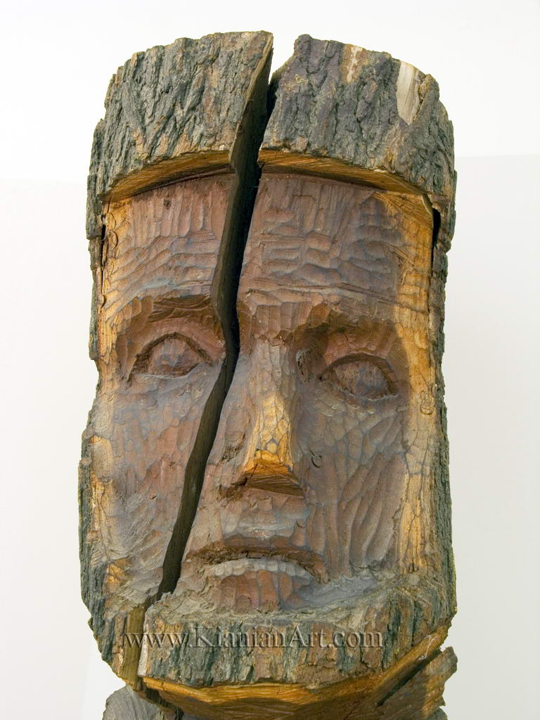 Malihe Kianian - Broken face - Sculpture  