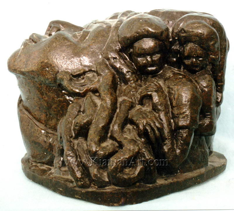 Malihe Kianian - The mother - Sculpture  