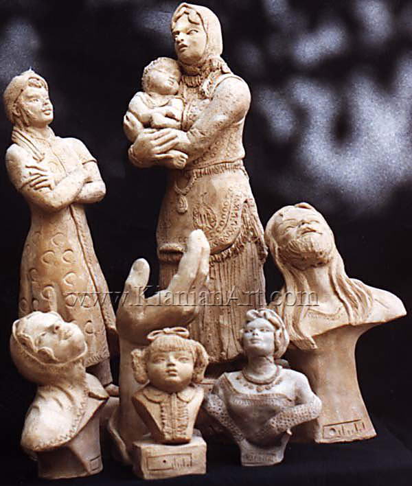 Malihe Kianian - Small sculpturs  - Sculpture  