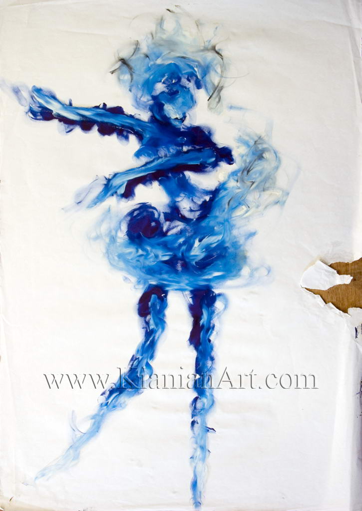 Malihe Kianian - The Dancer - Fast Painting  