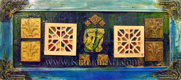 Malihe Kianian - Panjere - High Relief  