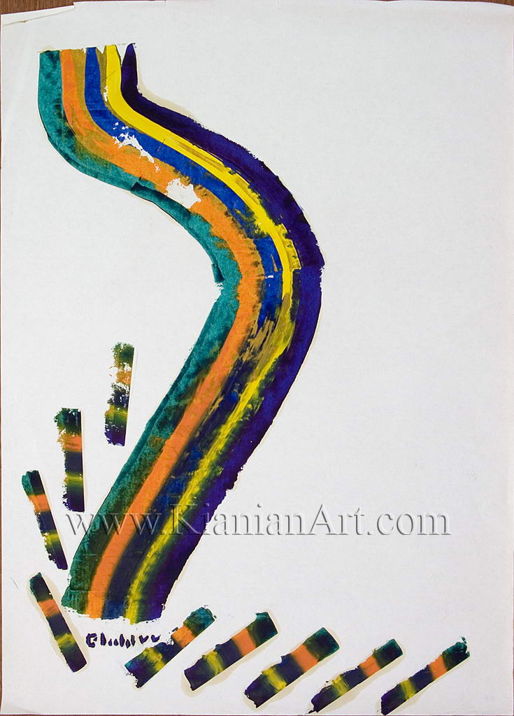 Malihe Kianian - no name - Fast Painting  