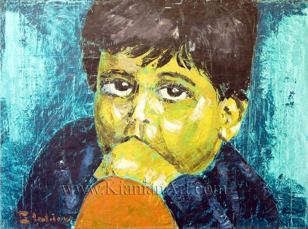 Malihe Kianian - My Son , Ramin - Fast Painting  